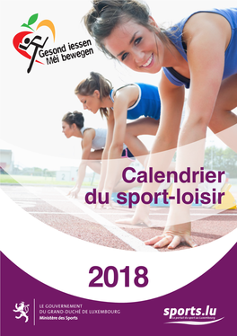 Calendrier Du Sport-Loisir