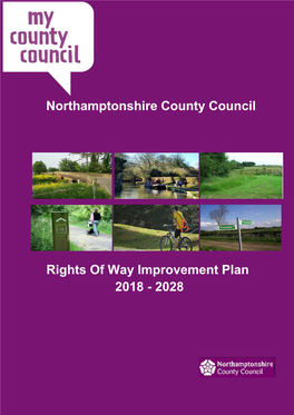 Northamptonshire County Council Rights of Way Improvement Plan 2018