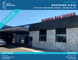 Nostrand Plaza 3779-3861 Nostrand Avenue | Brooklyn, Ny