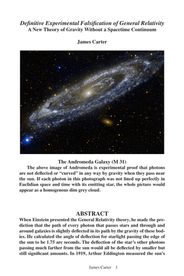 Falsification of General Relativity a New Theory of Gravity Without a Spacetime Continuum