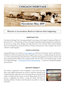 Coigach Heritage Newsletter 2019