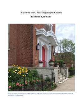 St. Paul's Episcopal Church Richmond, Indiana