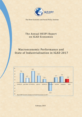 Macroeconomic Performance and Status of Industrialization in IGAD