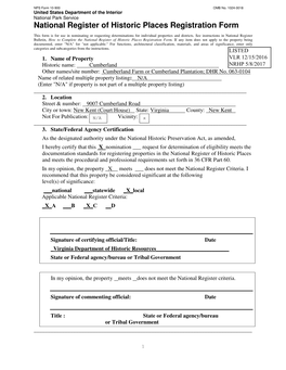 National Register of Historic Places Registration Form