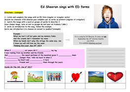 Ed Sheeran Sings with ED Forms