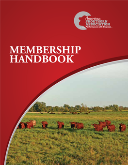 MEMBERSHIP HANDBOOK Dear ASA Members