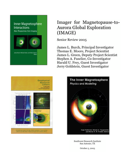 Imager for Magnetopause-To- Aurora Global Exploration (IMAGE)