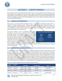 Section 4: County Profile