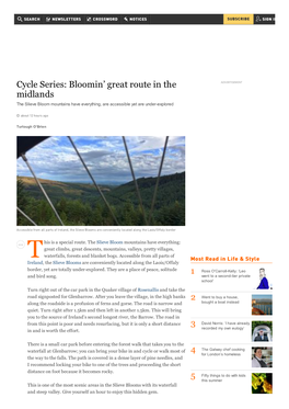 Cycle Series: Bloomin' Great Route in the Midlands