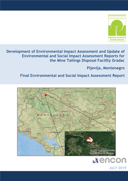 Development of Environmental Impact Assessment and Update of Environmental and Social Impact Assessment Reports For