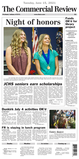 JCHS Seniors Earn Scholarships