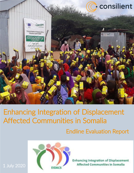 Enhancing Integration of Displacement Affected Communities in Somalia Endline Evaluation Report