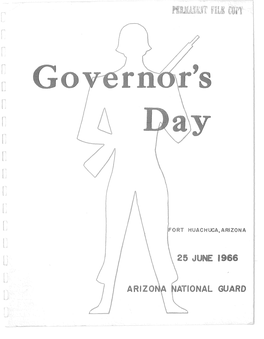 A Ona Governor's Day Schedule of Events