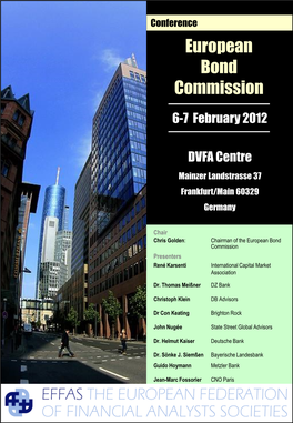 European Bond Commission 6-7 February 2012