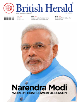 Narendra Modi WORLD’S MOST POWERFUL PERSON