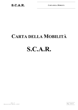 Carta Della Mobilità Scar