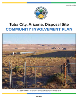 Tuba City Community Involvement Plan