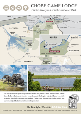 CHOBE GAME LODGE Chobe Riverfront, Chobe National Park