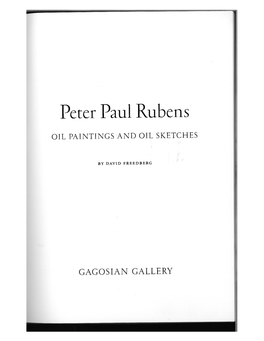 Peter Paul Rubens: Oil Paintings and Oil Sketches