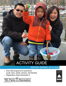 Parks and Recreation Activity Brochure.Pdf