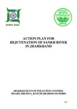Action Plan for Rejuvenation of Sankh River in Jharkhand