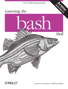 Learning the Bash Shell Other Resources from O’Reilly