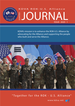 KDVA ROK-U.S. Alliance Journal 2020-1