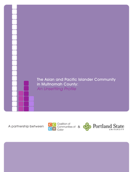 The Asian & Pacific Islander Community in Multnomah County