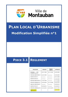 Règlement Du Plan Local D'urbanisme