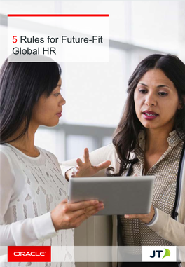 5 Rules for Future Fit Global HR