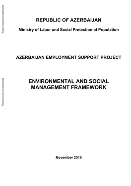 6. Environmental and Social Risk Management