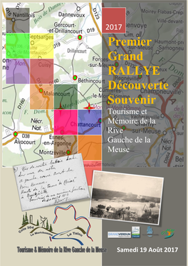 Premier Grand RALLYE Découverte Souvenir Tourisme Et Mémoire De La Rive Gauche De La Meuse