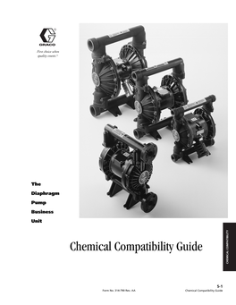 Chemical Compatibility Guide Form No