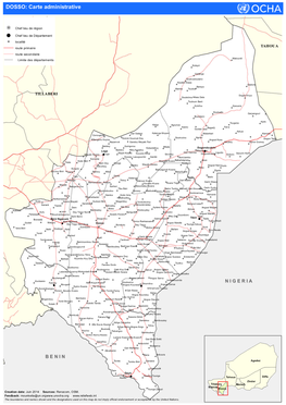 DOSSO: Carte Administrative