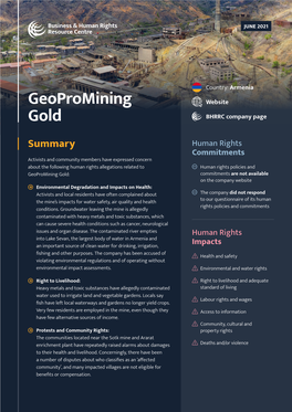 Geopromining Gold