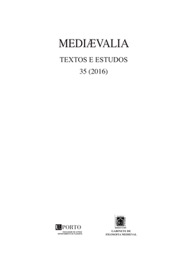 Mediævalia Textos E Estudos 35 (2016)
