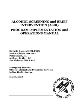 Alcohol Screening and Brief Intervention (ASBI) Program