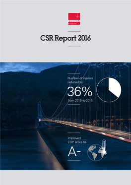 Corporate Social Responsibility Report 2016