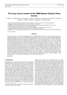 The X-Ray Source Content of the XMM-Newton Galactic Plane Survey C