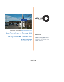 Georgia, EU Integration and the Conflict Settlement?