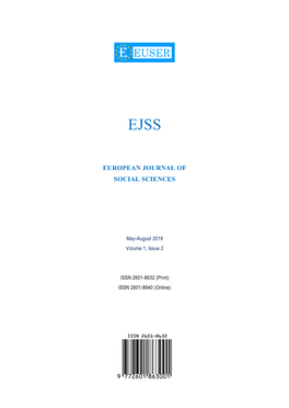 European Journal of Social Sciences