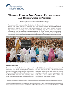 Women's Roles in Post-Conflict Reconstruction
