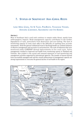 7. Status of Southeast Asia Coral Reefs