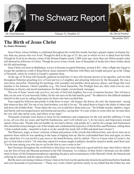 December 2011 the Birth of Jesus Christ by James Drummey