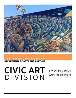 201920 Civic Art Division Annual Report