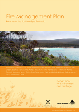 Southern Eyre Peninsula Fire Management Plan I EXECUTIVE SUMMARY