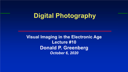 Digital Photography