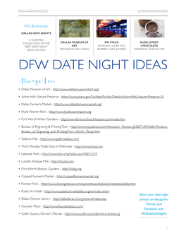 Dallas Date Night Ideas