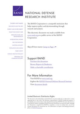 Modeling, Simulation, and Operations Analysis in Afghanistan and Iraq Operational Vignettes, Lessons Learned, and a Survey of Selected Efforts