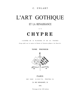 Chapter Ii Origins of Gothic Architecture in Cyprus